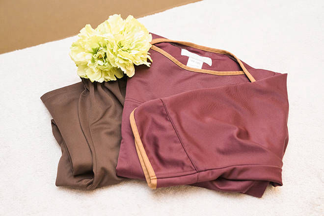 サイズを数種類ご用意 男女別のお着替えを無料で貸し出します。手ぶらで気軽にご利用ください。